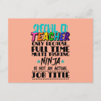 Speciaal Ed Leraar Alleen Omdat Full Time Multi