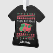 Speciaal Eigen Vrachtwagen Ugly met Kerstmis Ornament (voorkant)