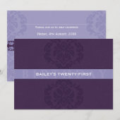 SPECIAAL EVENEMENT UITNODIGT:: finesse 3L Kaart (Voorkant / Achterkant)