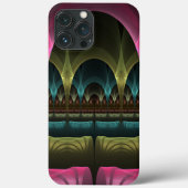 Speciaal Fantasy Patroon Abstract Kleurrijke Fract Case-Mate iPhone Case (Achterkant)