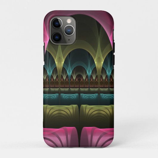 Speciaal Fantasy Patroon Abstract Kleurrijke Fract Case-Mate iPhone Case (Achterkant)