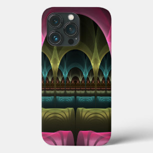 Speciaal Fantasy Patroon Abstract Kleurrijke Fract iPhone 13 Pro Hoesje
