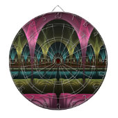 Speciaal Fantasy Patroon Abstract Kleurrijke Fract Dartbord (Voorkant)