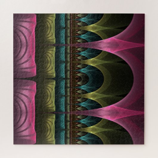 Speciaal Fantasy Patroon Abstract Kleurrijke Fract Legpuzzel (Horizontaal)