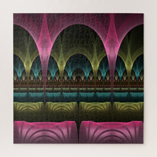 Speciaal Fantasy Patroon Abstract Kleurrijke Fract Legpuzzel (Verticaal)