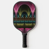 Speciaal Fantasy Patroon Abstract Kleurrijke Fract Pickleball Paddle (Voorkant)