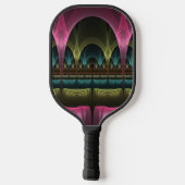 Speciaal Fantasy Patroon Abstract Kleurrijke Fract Pickleball Paddle (Achterkant)