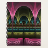 Speciaal Fantasy Patroon Abstract Kleurrijke Fract Planner (Voorkant)