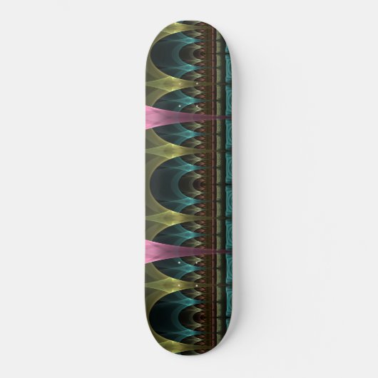Speciaal Fantasy Patroon Abstract Kleurrijke Fract Skateboard (Voorkant)