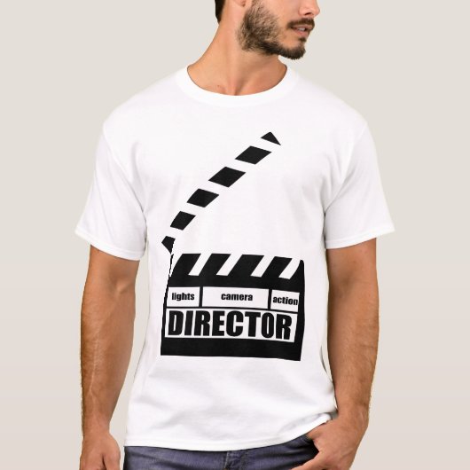 Speciaal filmregisseur Clapboard Clapboard Clapboa T-shirt (Voorkant)