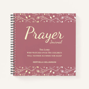 Speciaal Floral Roos Gold Prayer Journal Notitieboek