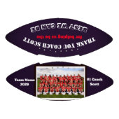 Speciaal Football Coach Team Foto Dank u (Panelen)