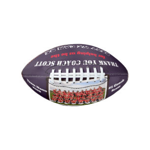 Speciaal Football Coach Team Foto Dank u