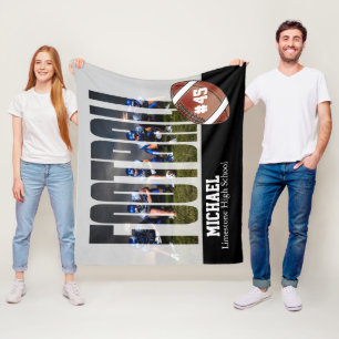 Speciaal Football 🏈 Fotoontwerp Fleece Deken