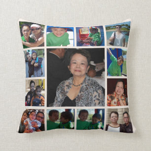 Speciaal fotocollage Pillow Kussen