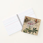 Speciaal  Frans Floral Receipt Notitieboek (Binnen)