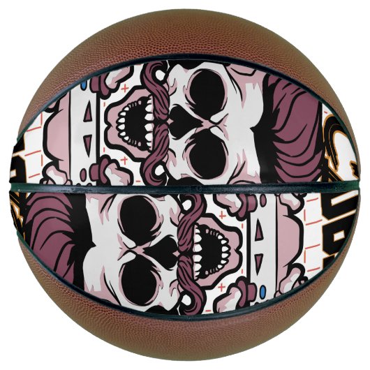 Speciaal gameontwerp met sociale afstanden basketbal (Voorkant)