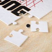 Speciaal gameontwerp met sociale afstanden legpuzzel (Zijkant)