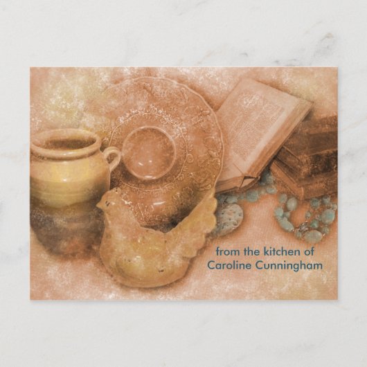 Speciaal geadresseerde kaart met keramische Rooste (Voorkant)