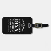 Speciaal  geavanceerd bagagelabel (Voorkant horizontaal)