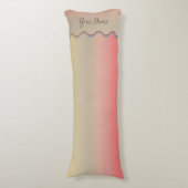 Speciaal gebogen neutraal golfproefblad lichaamskussen (Voorkant Verticaal)