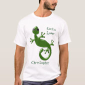 Speciaal Gecko-ontwerp T-shirt (Voorkant)