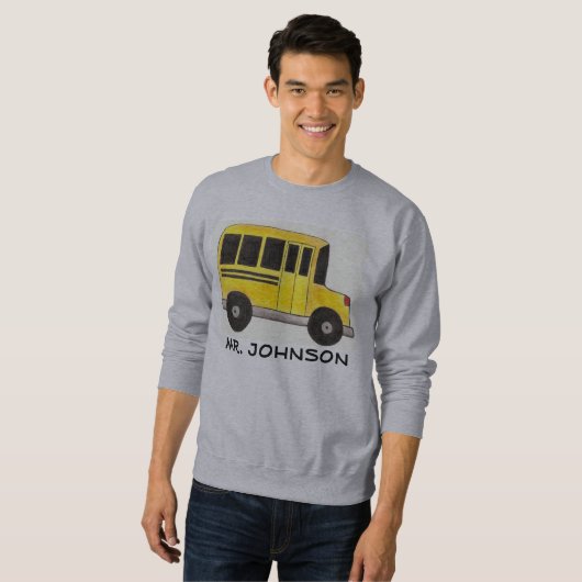 Speciaal gele schoolbus — Sweatshirt (Voorkant volledig)