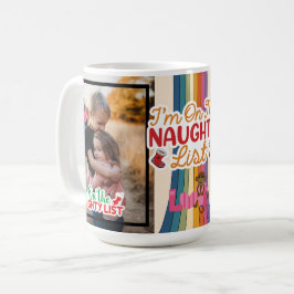 Speciaal geluid voor kerstmis op de lijst Naughty Koffiemok