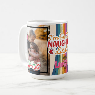 Speciaal geluid voor kerstmis op de lijst Naughty Koffiemok