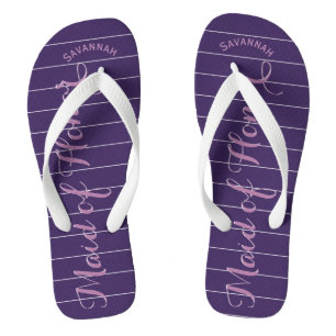 Speciaal gemaakt van edelachtbaar Paars of elke kl Teenslippers