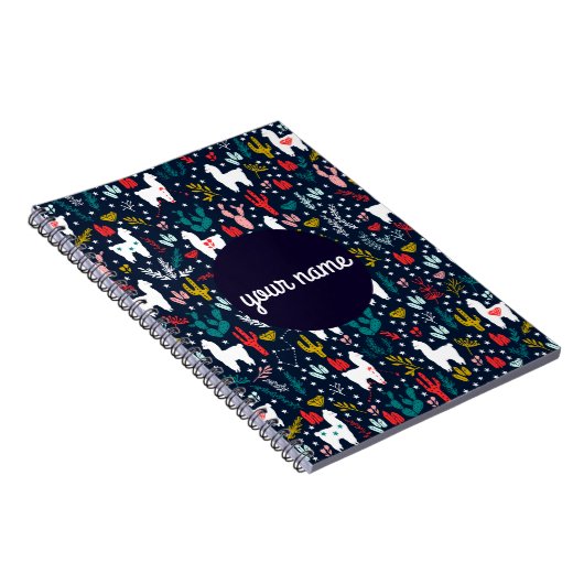 Speciaal gepersonaliseerd alpaca-spiral notebook notitieboek (Rechterzijde)
