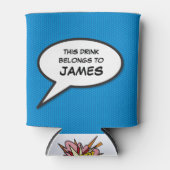 Speciaal gepersonaliseerd Fun Comic Book Speech Bu Blikjeskoeler (Voorkant)