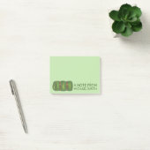 Speciaal gepersonaliseerd Groen Sleeping Bag Roll Post-it® Notes (Kantoor)