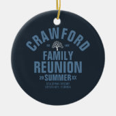 Speciaal gepersonaliseerd keramisch versieringsmid keramisch ornament (Voorkant)