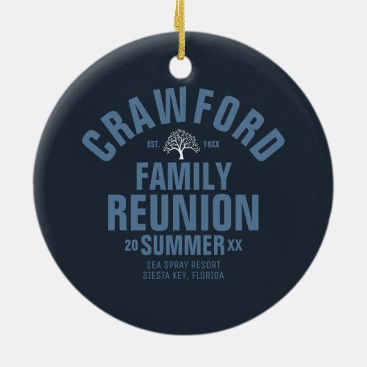 Speciaal gepersonaliseerd keramisch versieringsmid keramisch ornament (Achterkant)