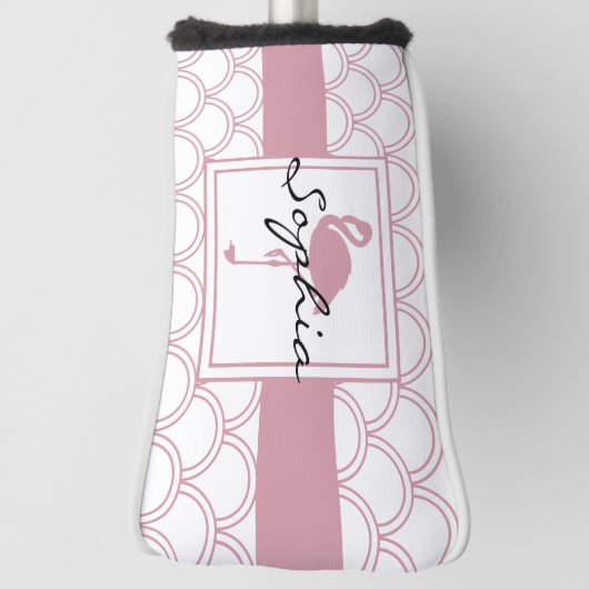 Speciaal gepersonaliseerd kunstdeco Wave Patten Pi Golfheadcover (Draai 90)