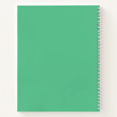 Speciaal gepersonaliseerd modern Recipe Journal Gr Notitieboek (Achterkant)