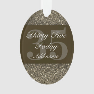 Speciaal gepersonaliseerd verjaardagscadeau orname ornament