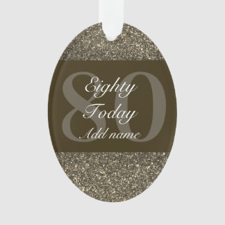 Speciaal gepersonaliseerd verjaardagscadeau orname ornament