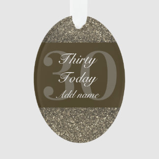 Speciaal gepersonaliseerd verjaardagscadeau orname ornament