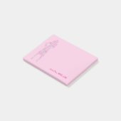Speciaal gepersonaliseerd wat een juryverslaggever post-it® notes (Schuin)