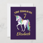 Speciaal gepersonaliseerde 4e 5e 6e 8e verjaardag kaart (Voorkant)