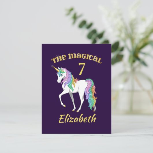 Speciaal gepersonaliseerde 4e 5e 6e 8e verjaardag kaart (Staand voorkant)