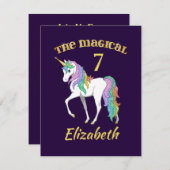 Speciaal gepersonaliseerde 4e 5e 6e 8e verjaardag kaart (Voorkant / Achterkant)