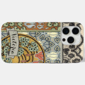 Speciaal gepersonaliseerde Art Deco Lily Pattern Case-Mate iPhone Case (Achterkant (horizontaal))