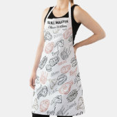 Speciaal gepersonaliseerde BBQ Grill Chef Barbecue Schort (Insitu)