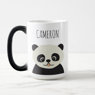 Speciaal gepersonaliseerde cartoon Cute panda zwar Magische Mok