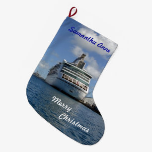 Speciaal gepersonaliseerde de Stern van het kanaal Grote Kerstsok