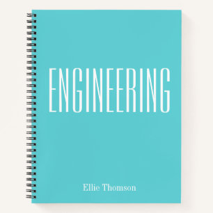 Speciaal gepersonaliseerde Engineering Graph Paper Notitieboek