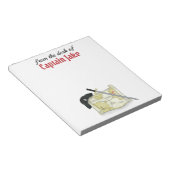 Speciaal gepersonaliseerde Fun Funny Pirate Map Cu Notitieblok (Schuin)
